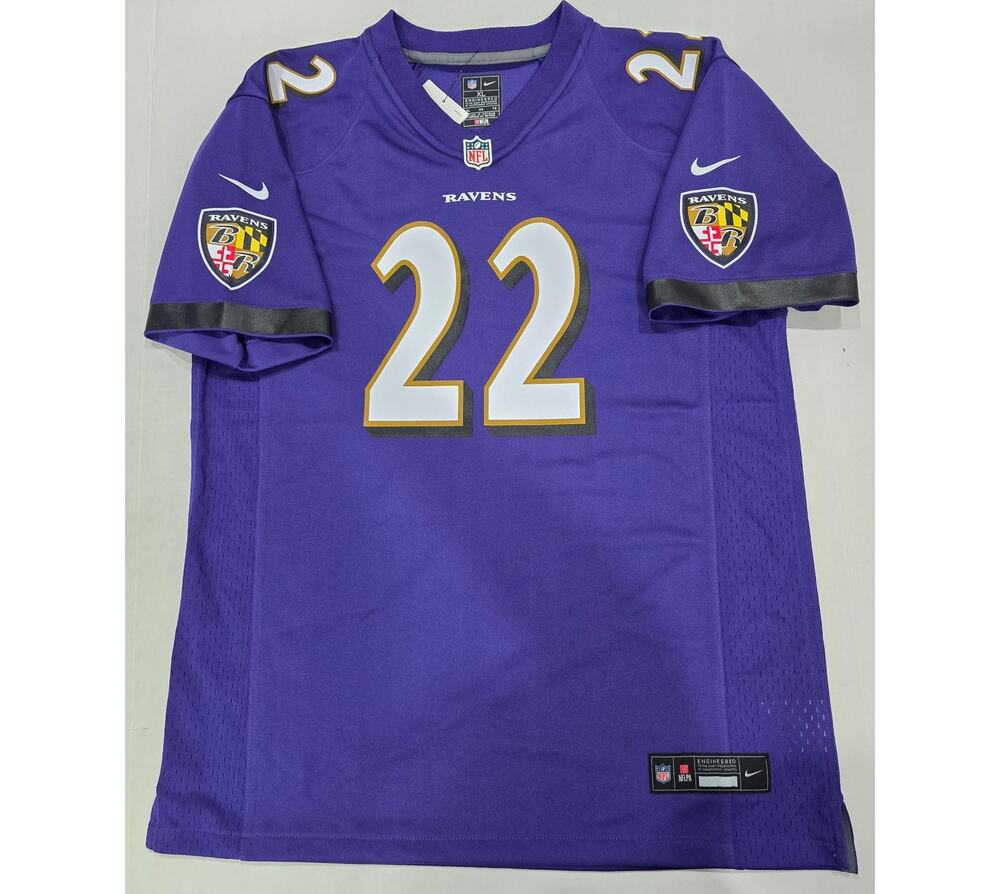 NWT Nike Derrick Henry #22 Baltimore Ravens Game Jersey Youth XL 18-20 Purple